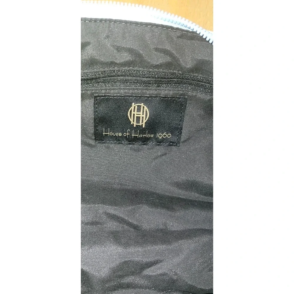 House of Harlow‎ 1960 Crescent Moon Nylon Puffy Athleisure Bag - Blue 🩵